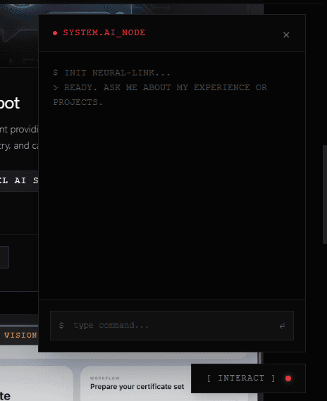 AI Portfolio Chatbot